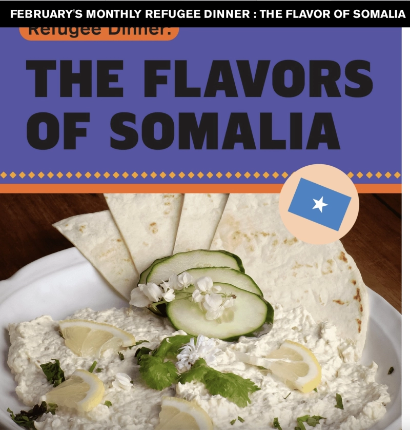 Monthly Refugee Dinner