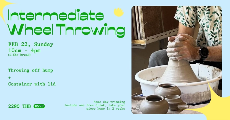 Intermediate Wheel Throwing