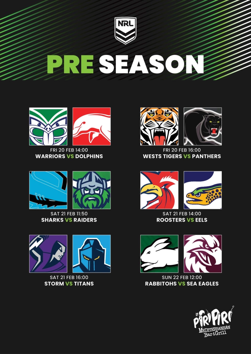 Nrl Pre Season