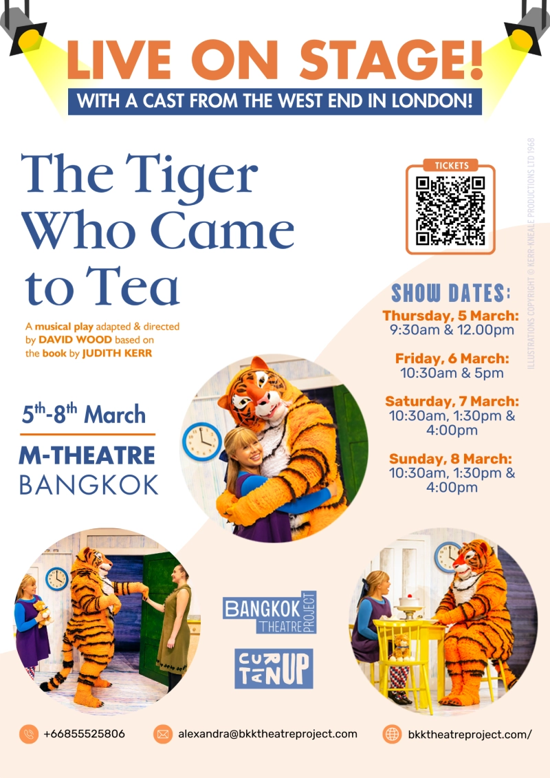 The Tiger Who Came To Tea Live in Bangkok 2026