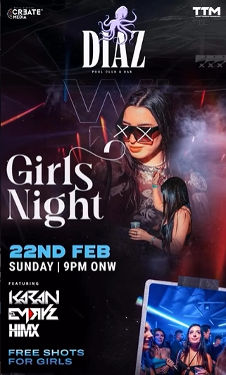 Girls' Night At Diaz!