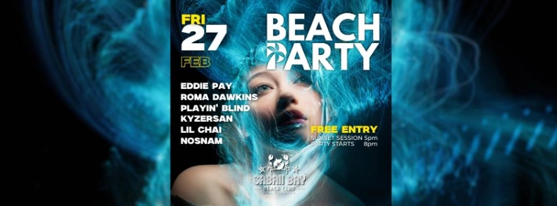 Sunset & Beach Party!