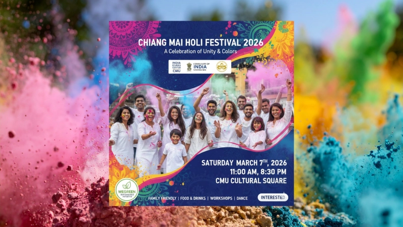 Chiang Mai Holi Festival 2026