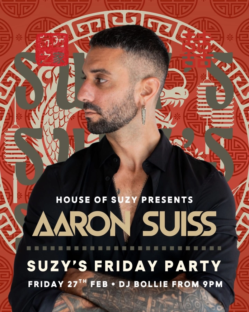 Friday Suzys Party with DJ Bollie and Aaron Suiss