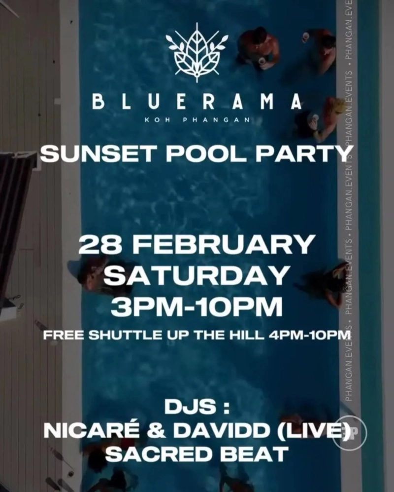 Sunset Pool Party
