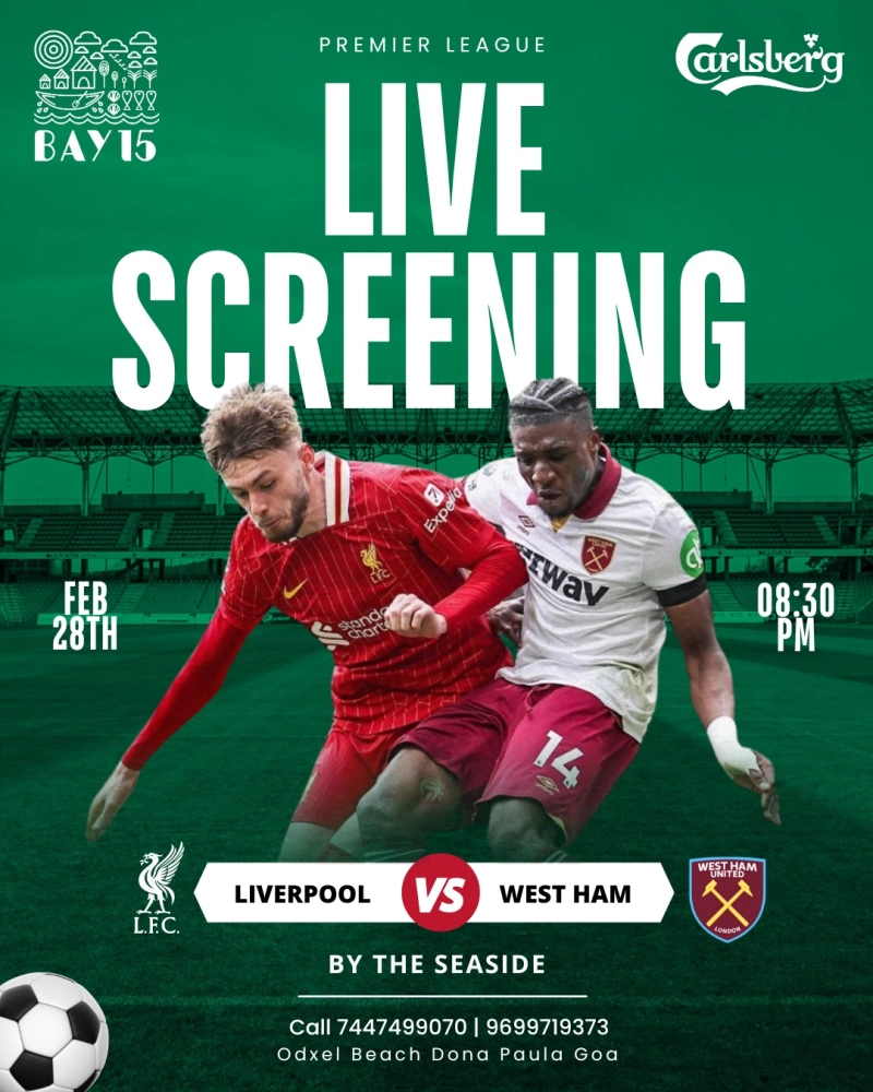 Live Screening Of Liverpool vs West Ham