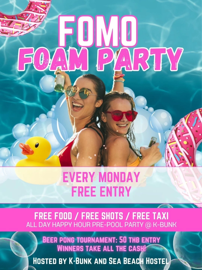 Fomo Foam Party