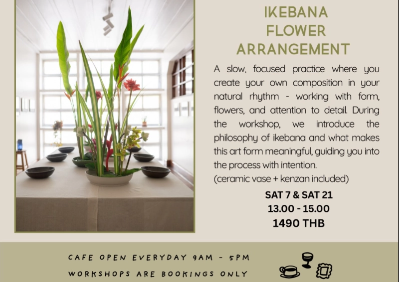 Ikebana Flower Arrangement