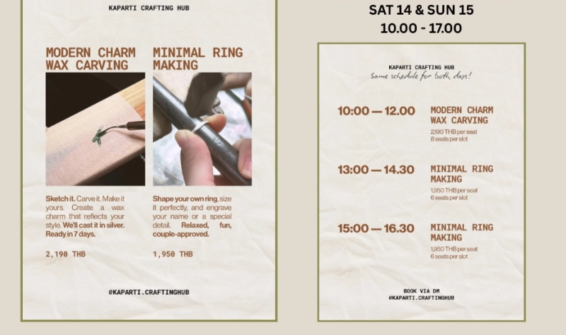 Modern Charm Wax Carving