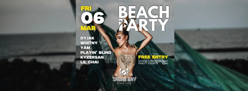 Sunset & Beach Party!