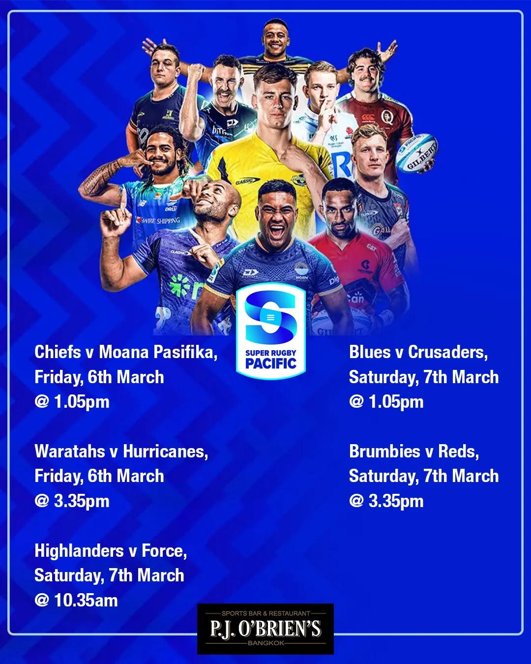 Blues v Crusaders