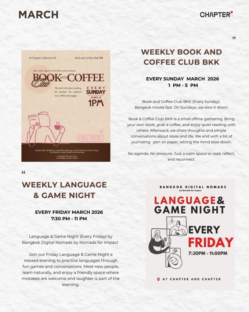 Weekly Book & Coffee Club