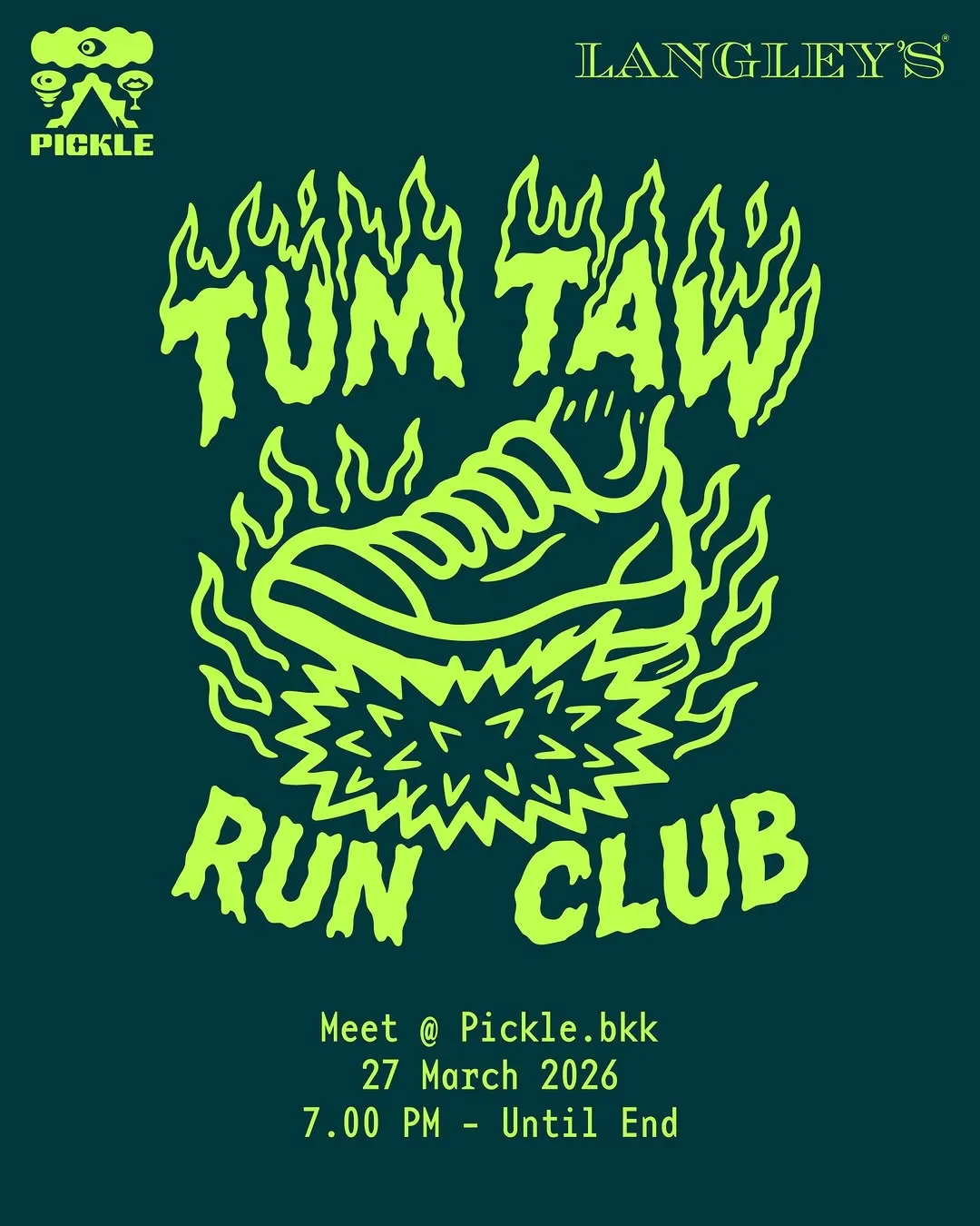 Tum Taw Run Club x Pickle