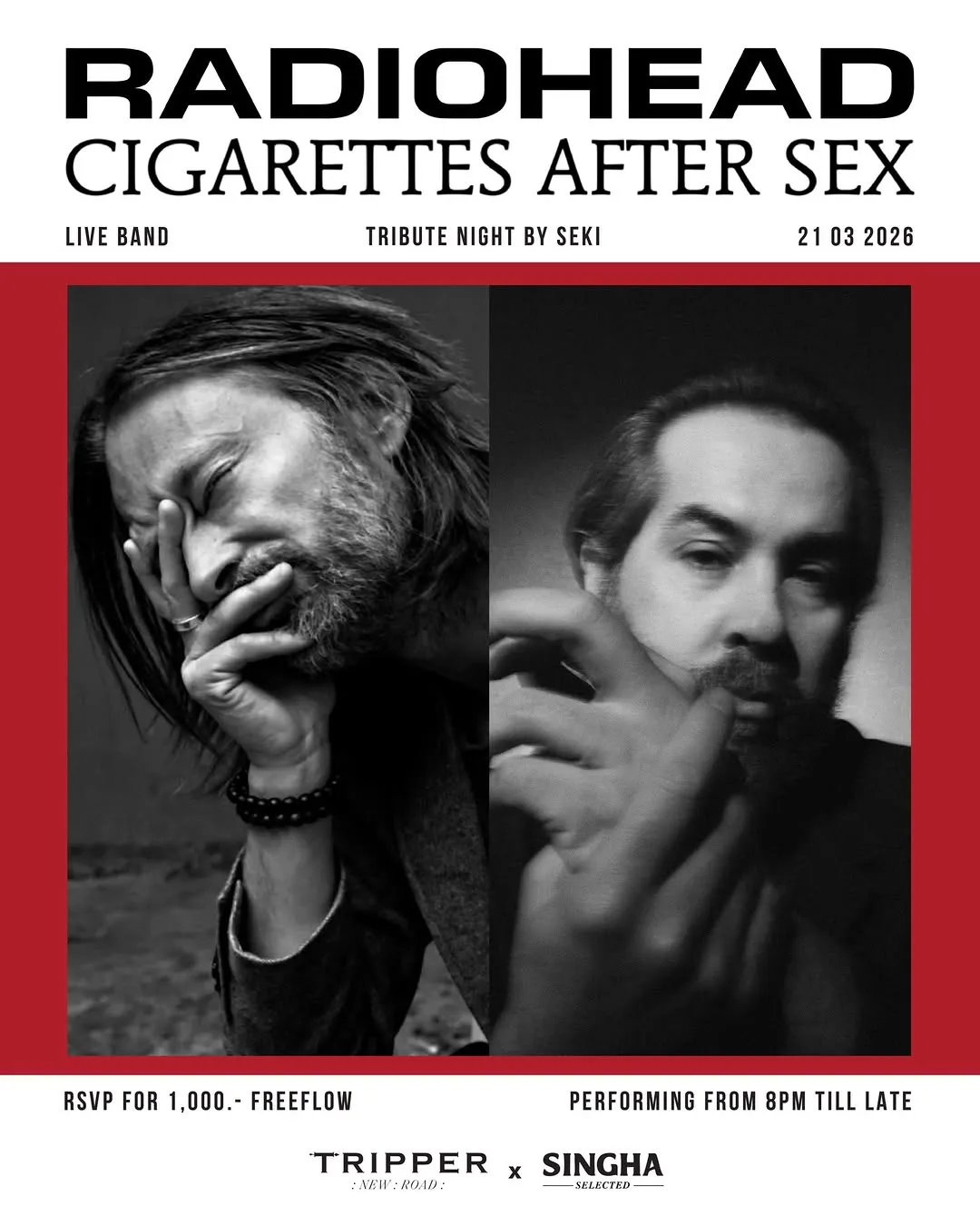 Radiohead x Cigarettes After Sex Tribute Night