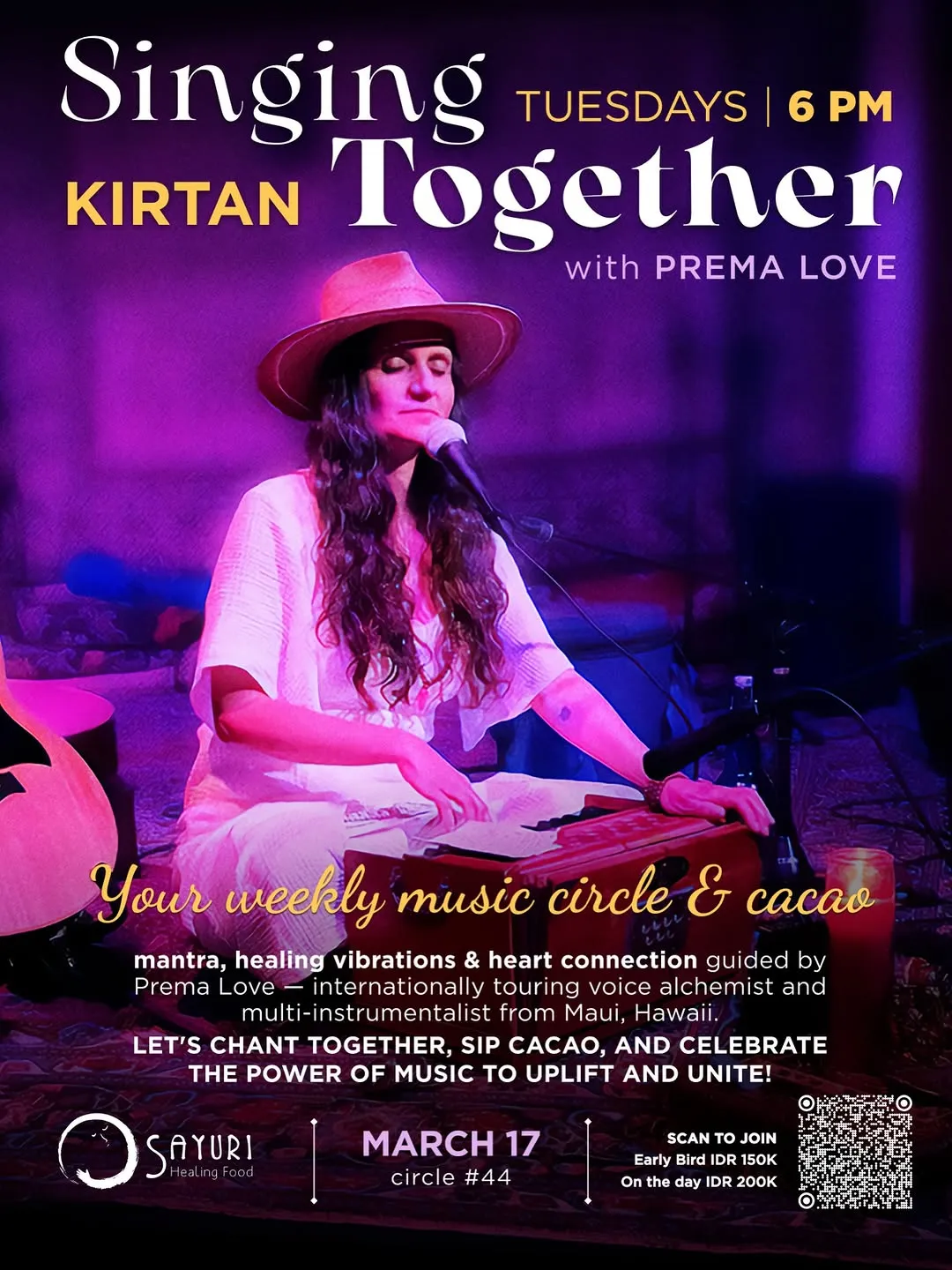 Heart-Opening Kirtan & Cacao with Prema Love