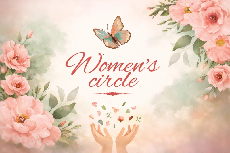 Morning Women's Circle By The Beach