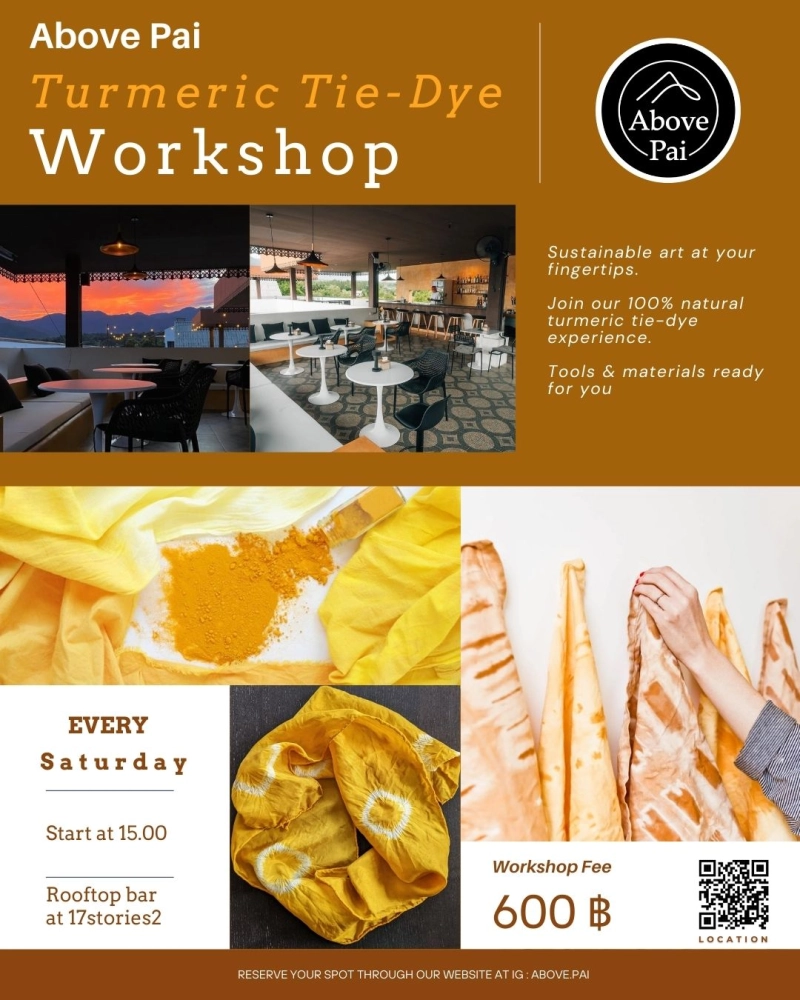 Turmeric Tie-Dye Workshop!
