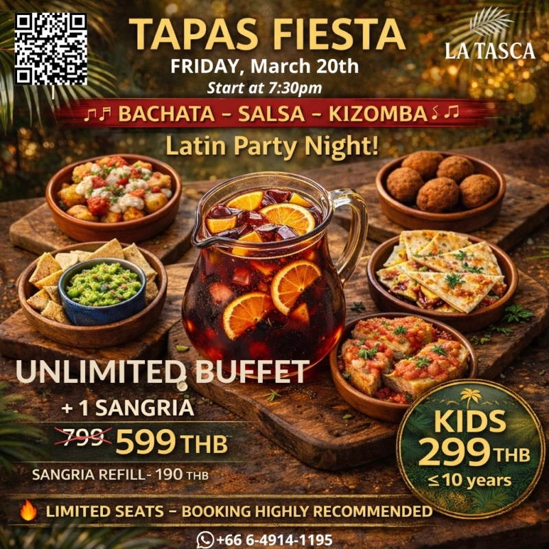 Tapas Fiesta - Latin Party Night
