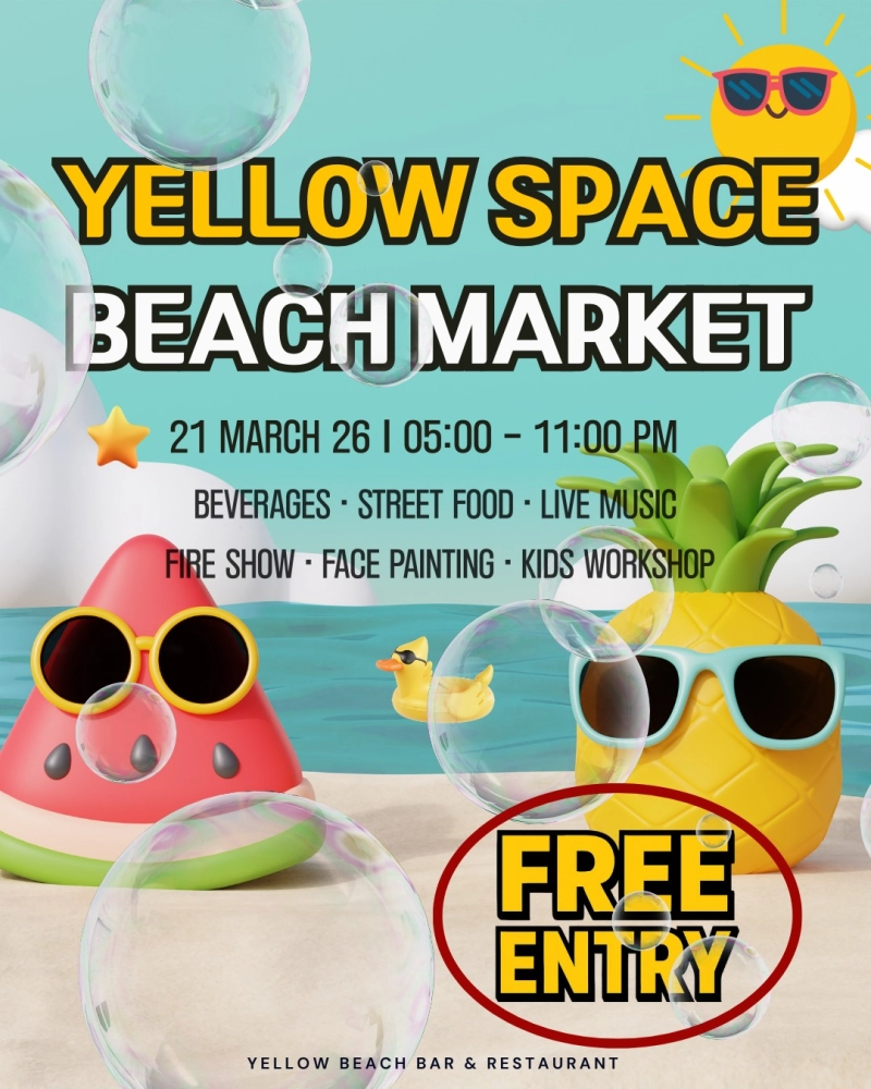 Yellow Space Beach Market