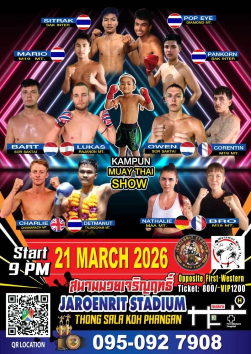 Muay Thai Boxing Fight Night
