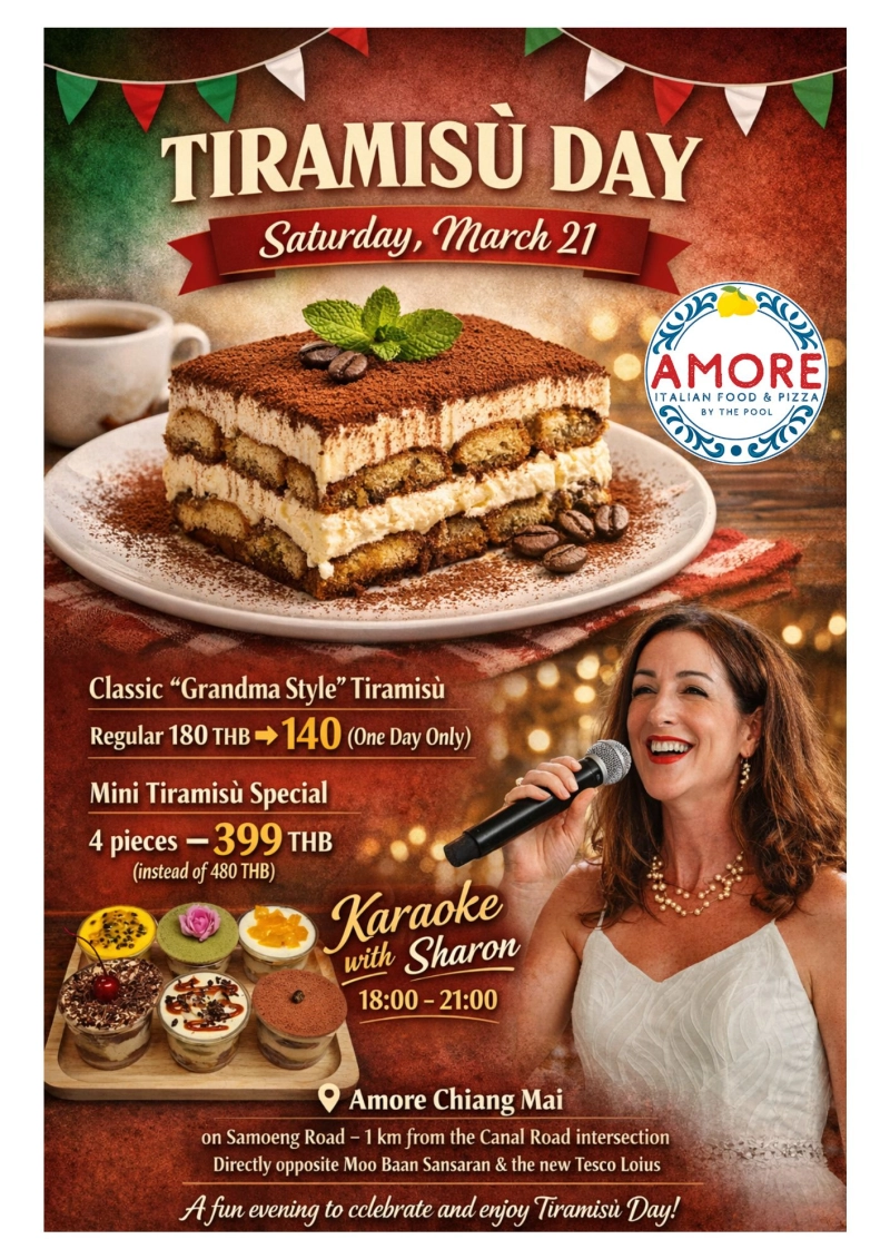 Tiramisu' Day Celebration and Karaoke Night