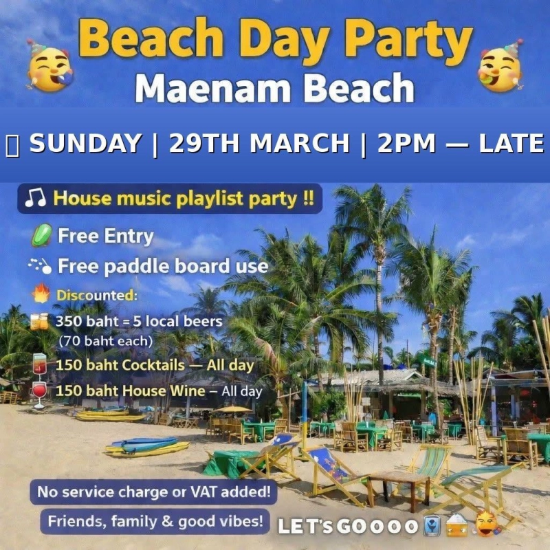 Sunday Beach Party