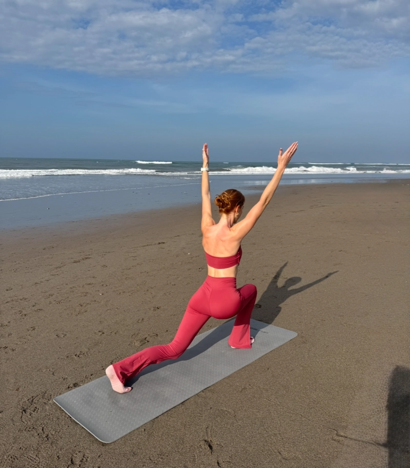 Beach Gentle Mat Pilates Flow with Sunset