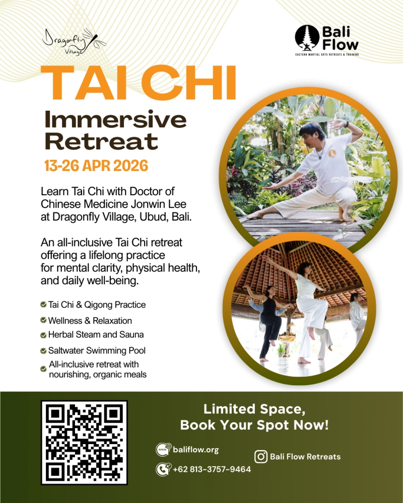 Tai Chi Immersive Retreat with Doctor of Chinese Medicine Jonwin Lee