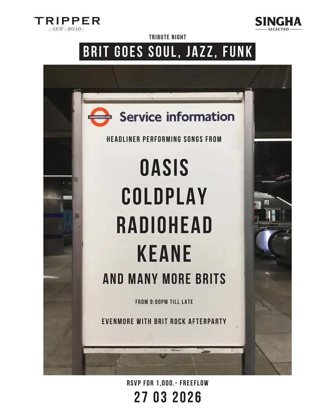 Tribute Night Brit goes Soul, Jazz, Funk