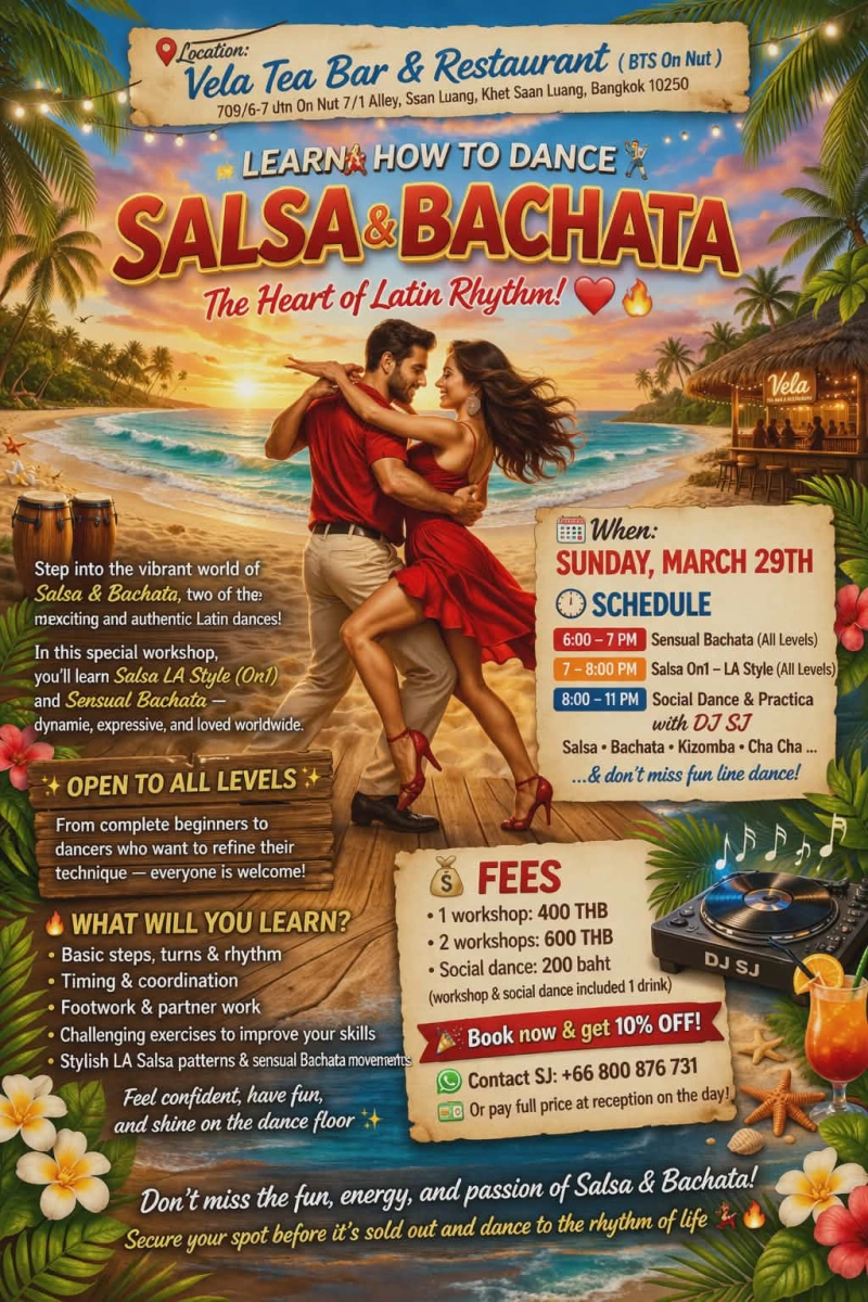Learn How To Dance Salsa & Bachata