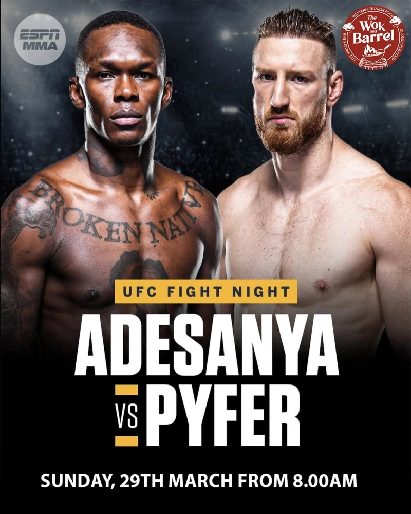 UFC Fight Night: Adesanya Vs Pyfer
