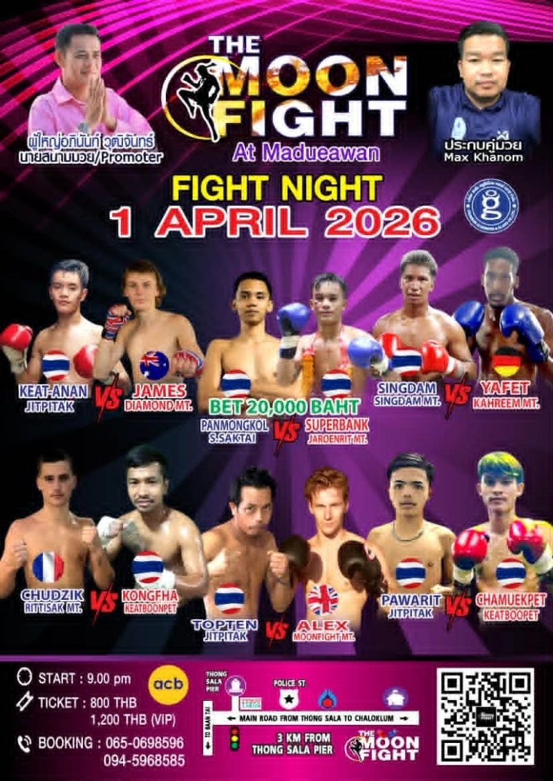 Muay Thai Boxing Fight Night