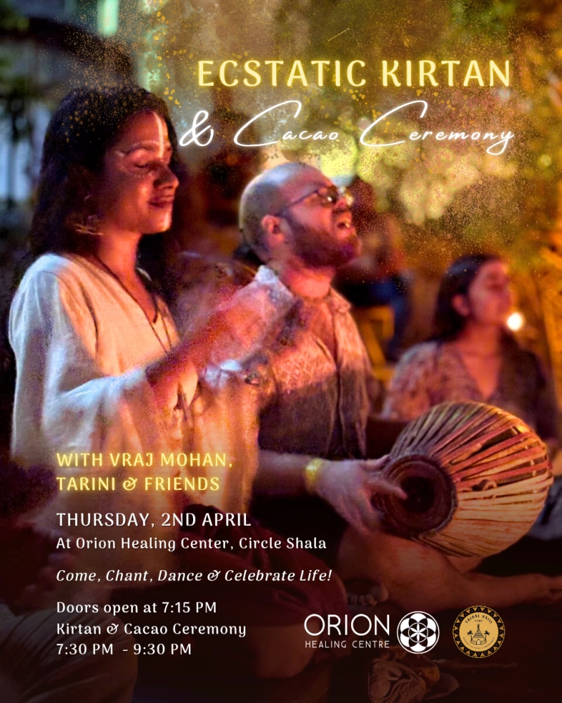 Ecstatic Kirtan & Cacao Ceremony with Vraj Mohan & Tarini