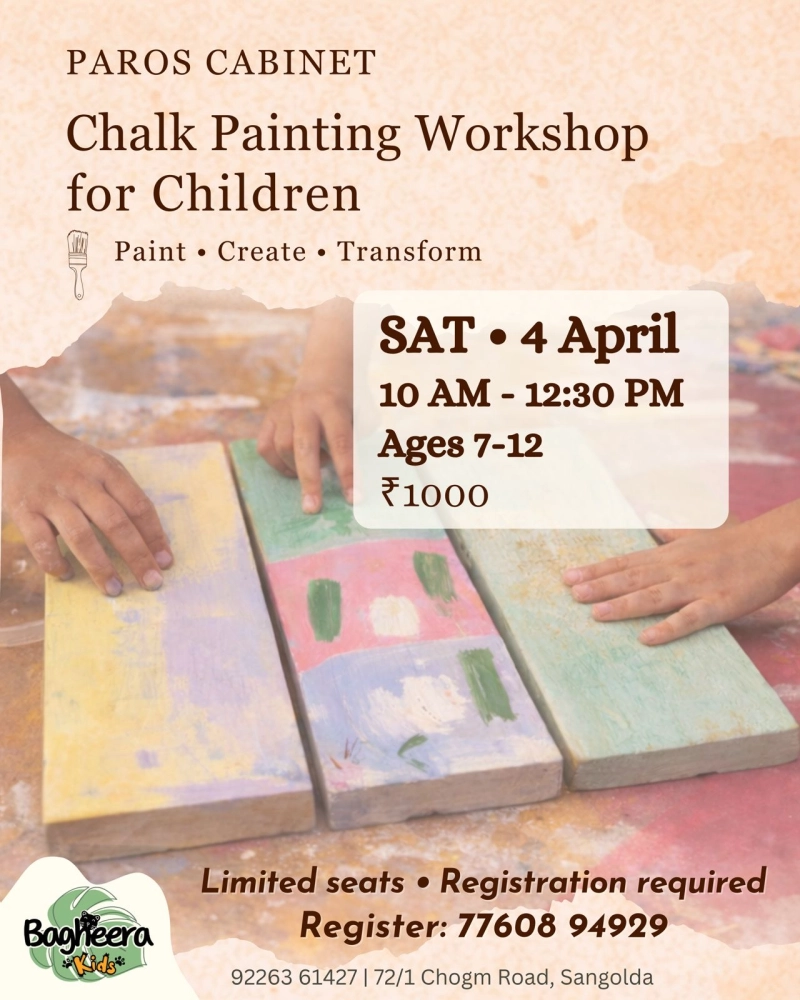 Chalk Painting Workshop for Kids