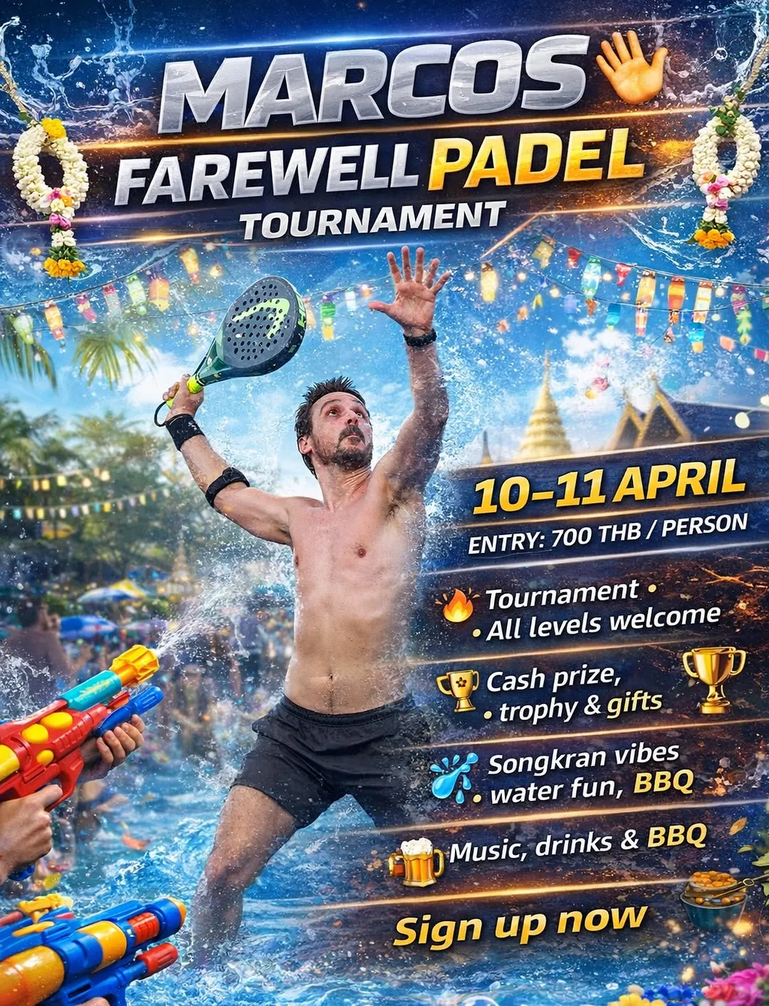 Marcos Farewell Padel Tournament