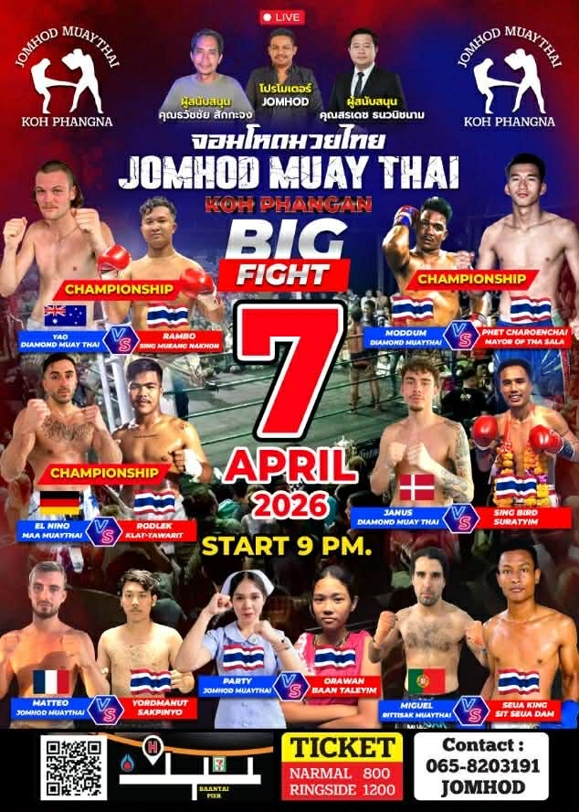 Muay Thai Boxing Fight Night