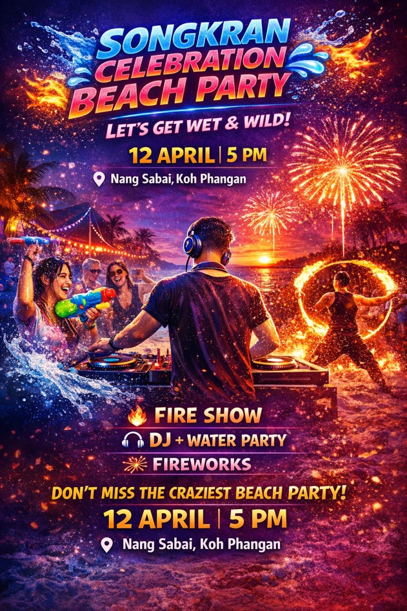 Songkran Celebration Beach Party
