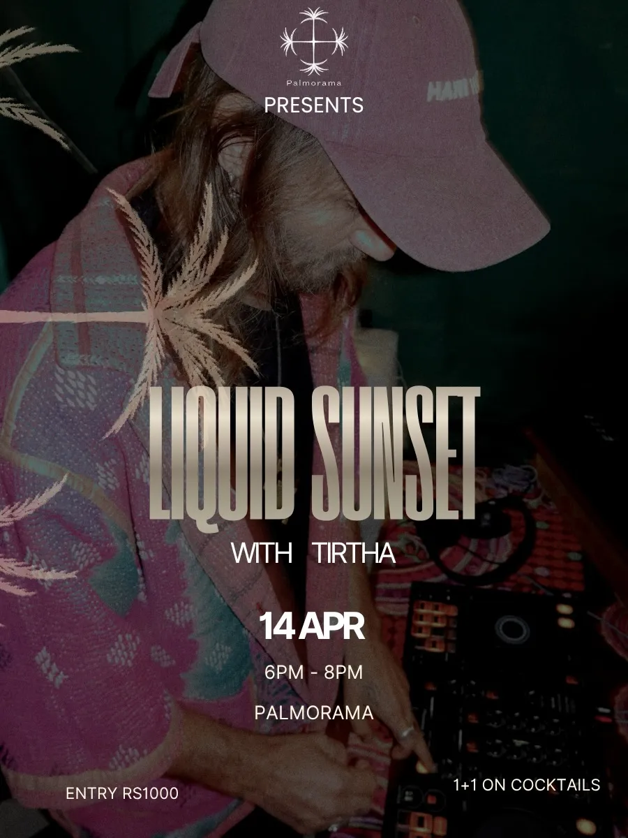 Liquid Sunset With Tirtha