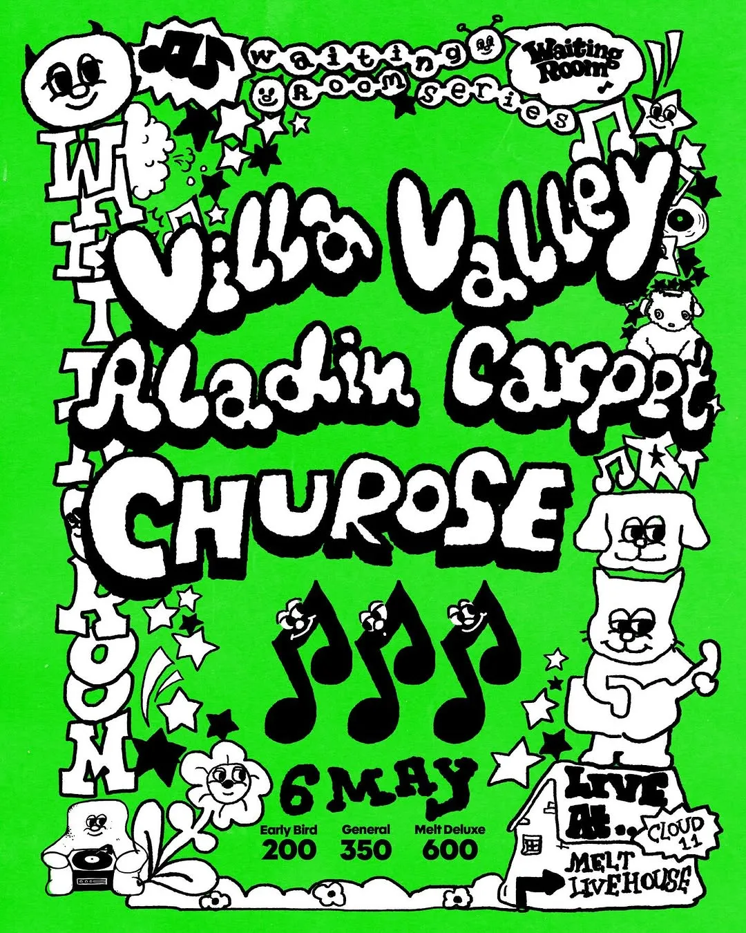 Villa Valley + Aladin Carpet + CHUROSE