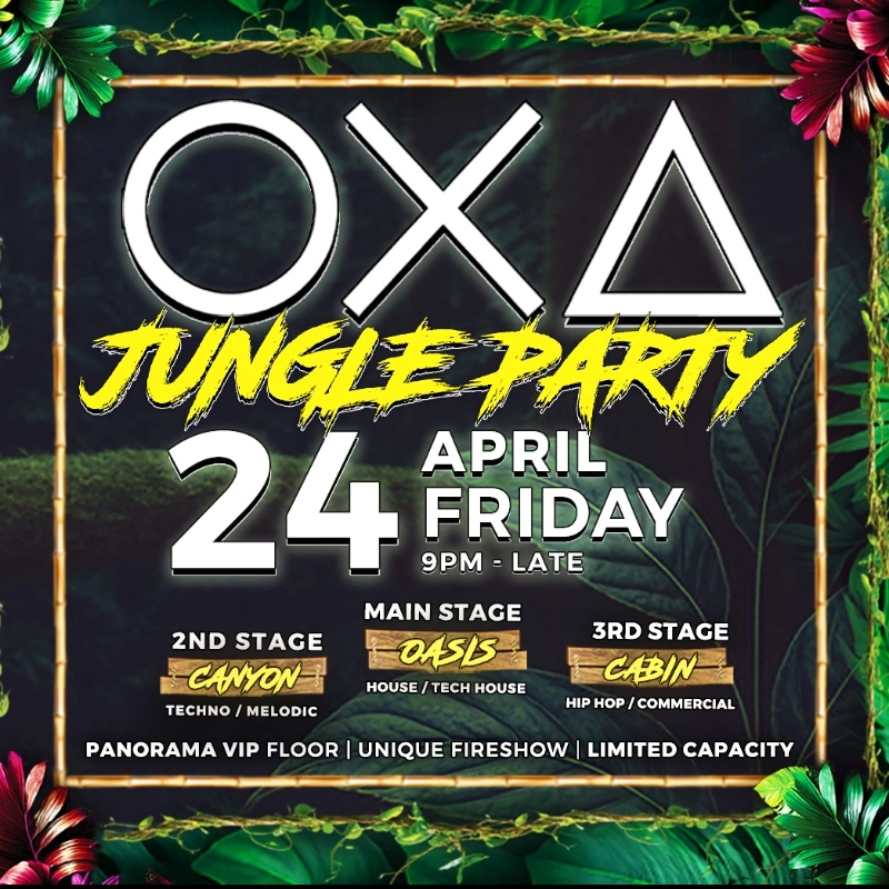 Oxa Jungle Party - With 3 Stages