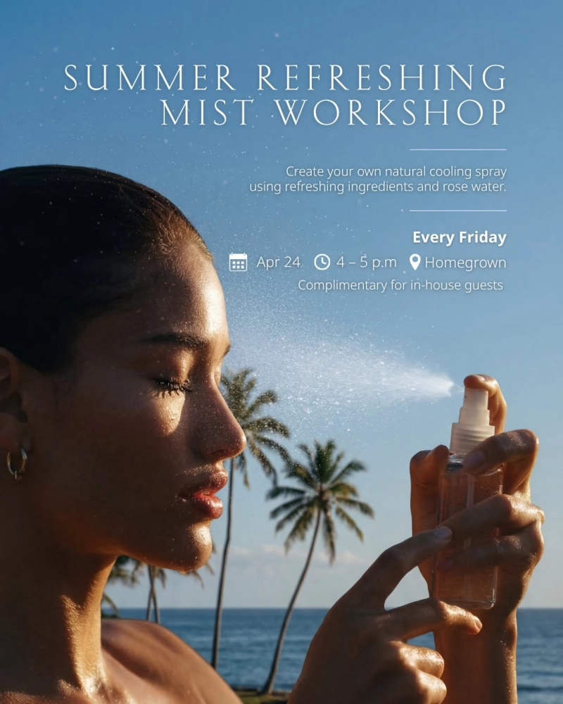 Summer Refreshing Mist Workshop