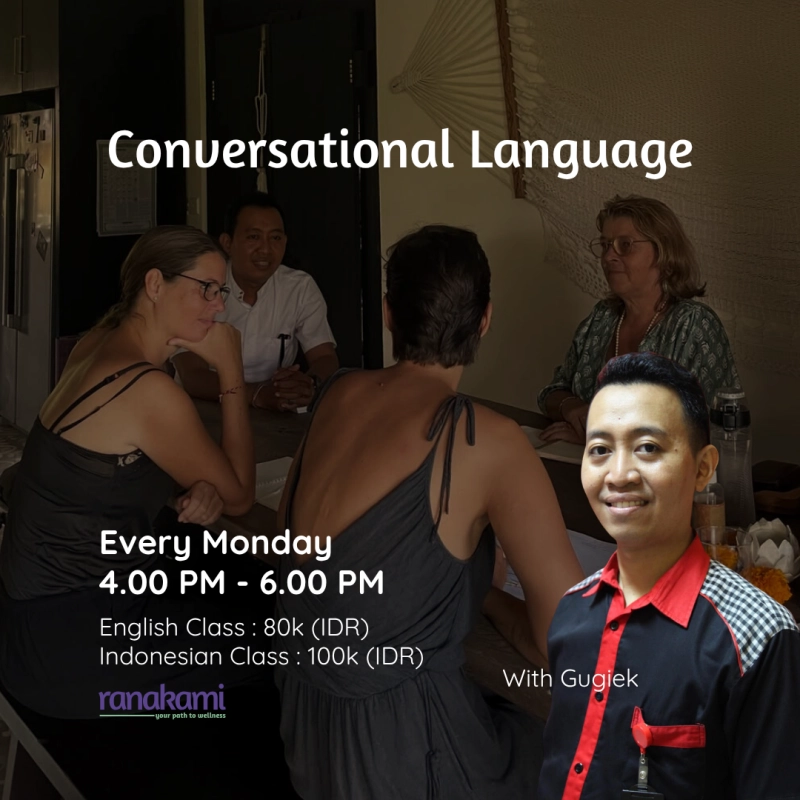 Conversational Language Classes: Indonesian & English
