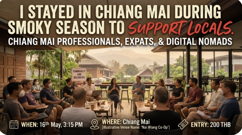 "I Stayed In Chiang Mai During Smoky Season To Support Locals" True Integration