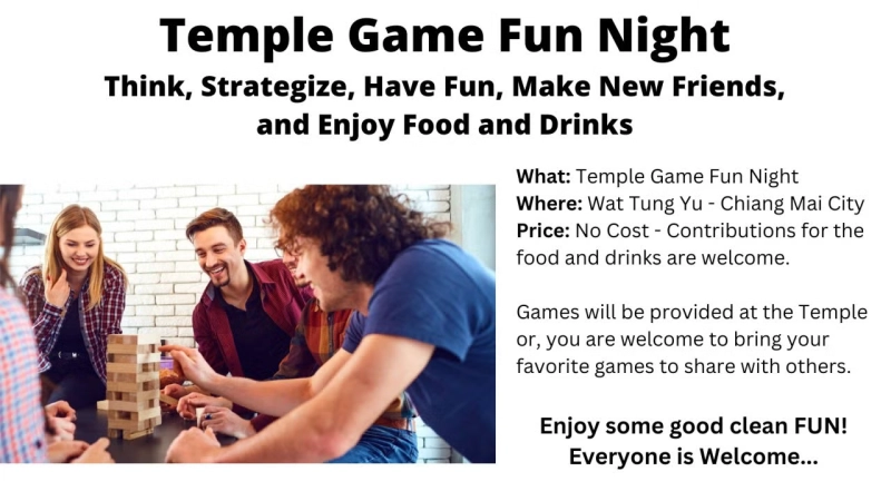 Temple Game Fun Night