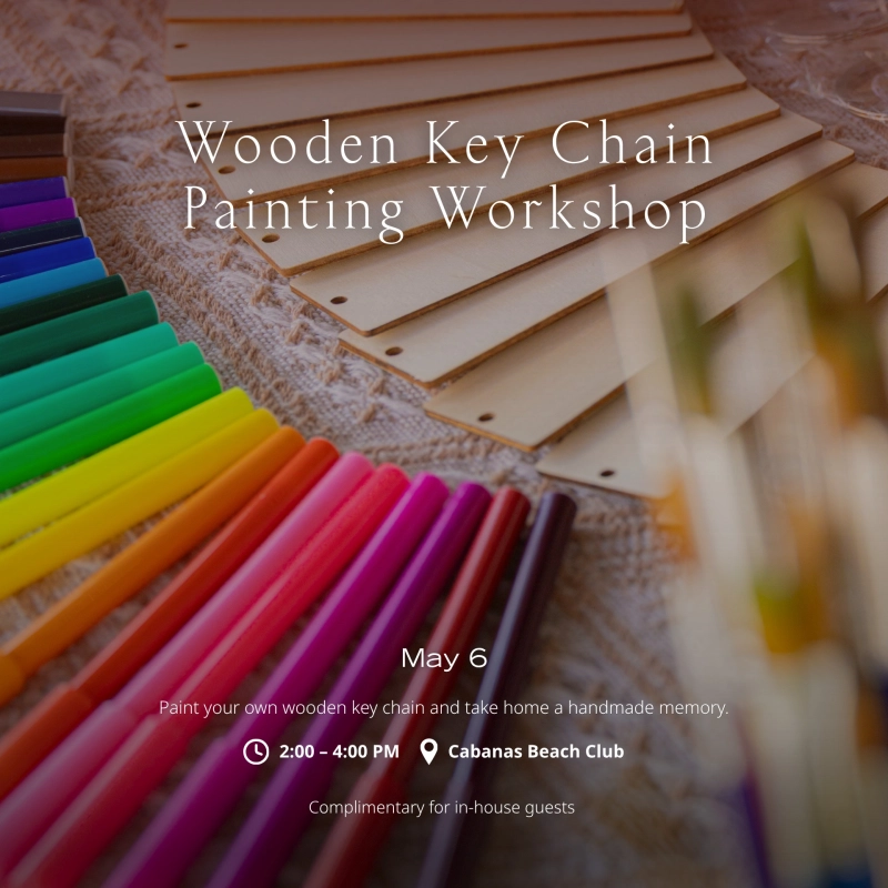 Wooden Keychain Painting Workshop