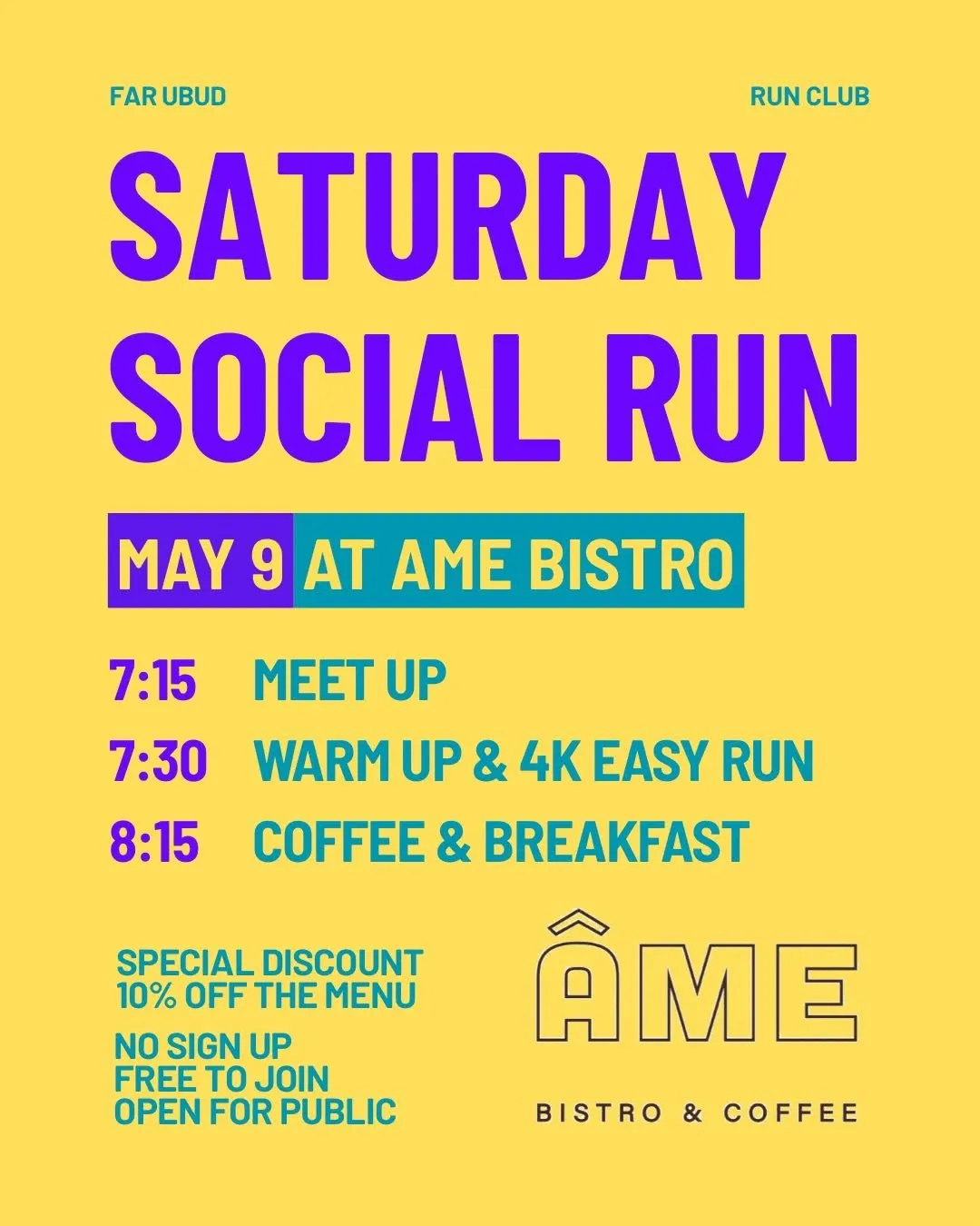 Saturday Social Run