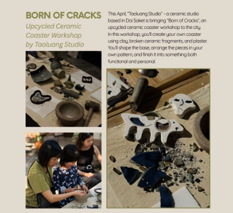 Upcycled Ceramic Coaster Workshop