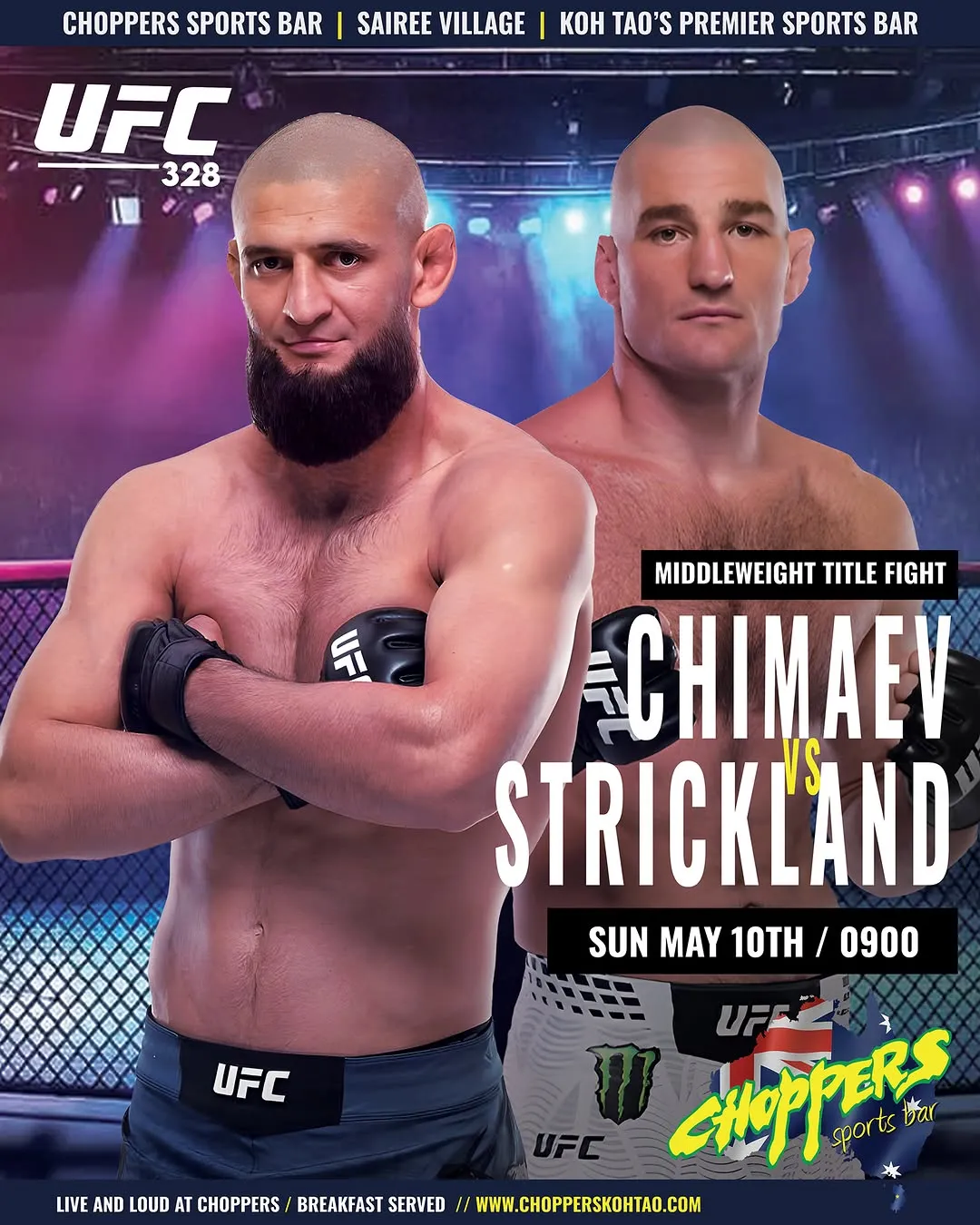 UFC 328 Live & Loud