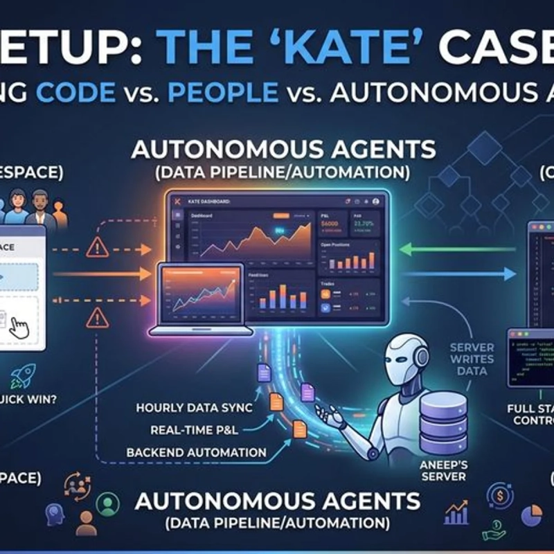 Title: Human, Code, & Ai: Building The "Kate" Arb System