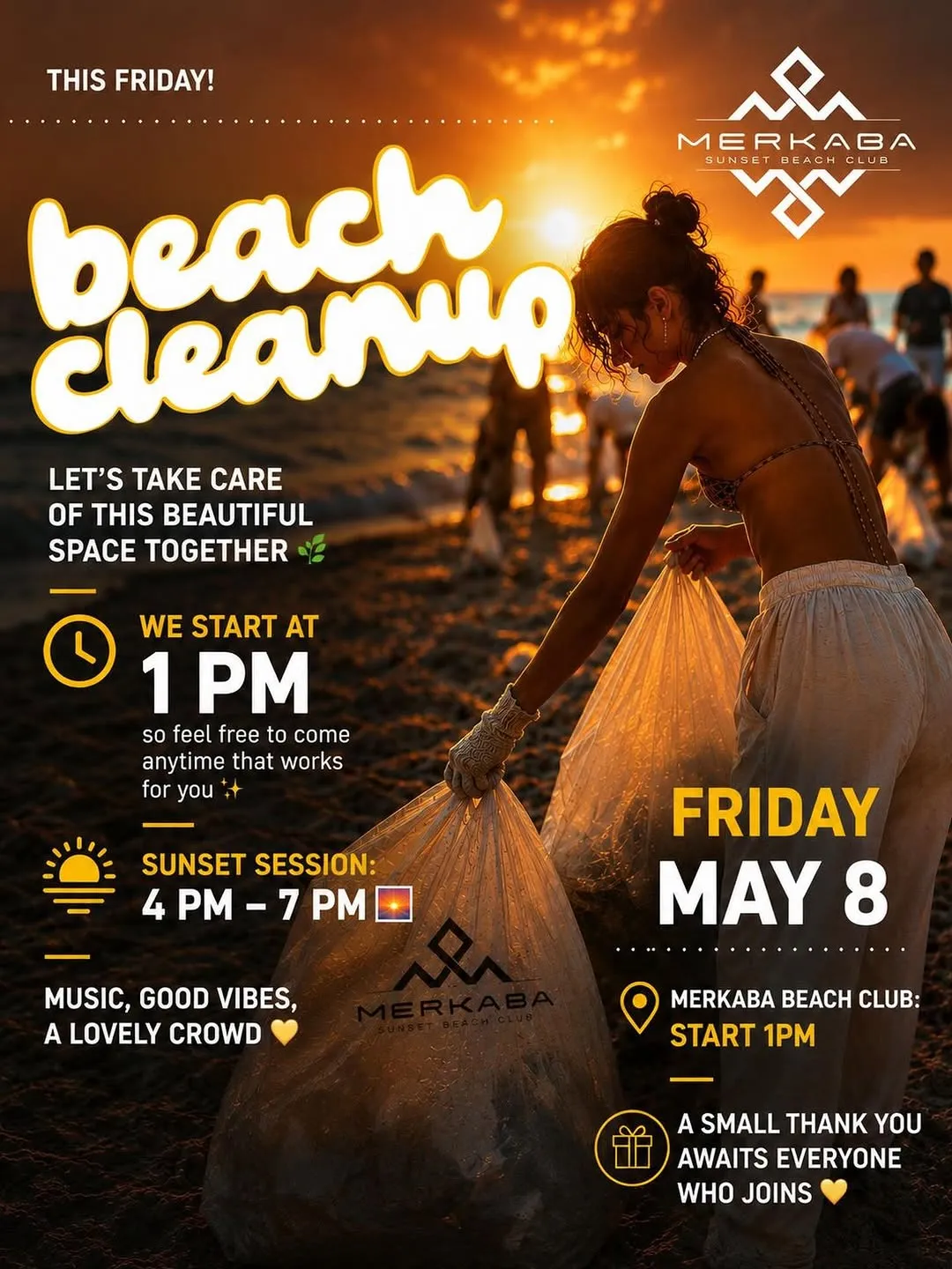 Beach Cleanup & Sunset Session